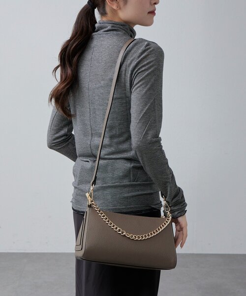 Lui's（ルイス）の「MILLELA FIRENZE / レザーショルダーバッグ（ショルダーバッグ・レディース・モカ/ブラック・FREE）」の15枚目の写真