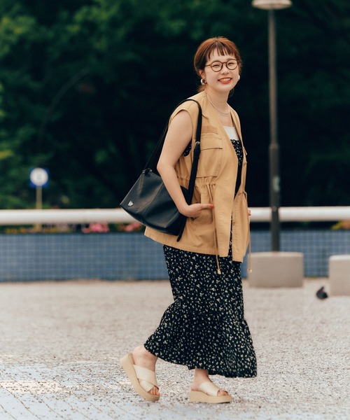 mamiミリタリーベスト 494604（ベスト）｜LOWRYS FARM（ローリーズ