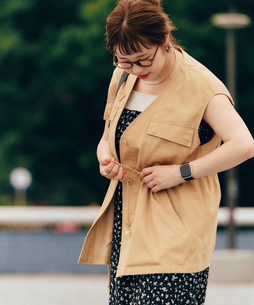 mamiミリタリーベスト 494604（ベスト）｜LOWRYS FARM（ローリーズ