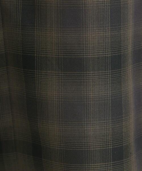 DRESKIP(ドレスキップ)の「【S-LL】きれいめカジュアルに チェック柄フリルブラウス(シャツ/ブラウス・レディース・アイボリー系1/ワイン系1/ダークブラウン系1・01/02/03/04)」の11枚目の写真