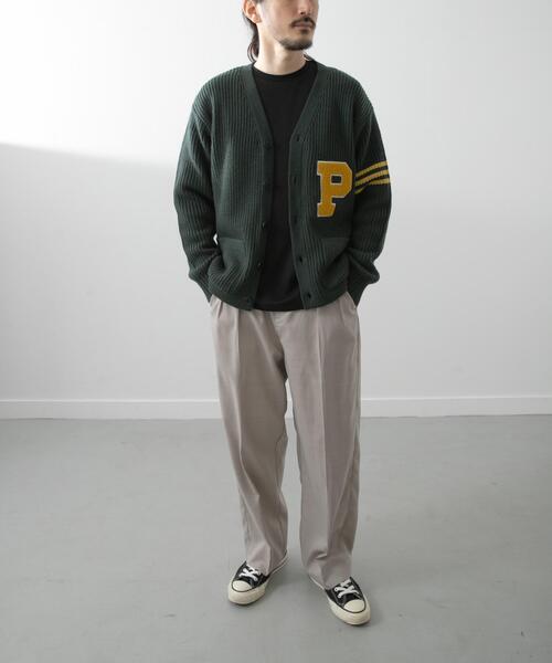 ITEMS URBANRESEARCH（アイテムズ アーバンリサーチ）の「ウール混サガラ刺繍カーディガン（カーディガン/ボレロ・メンズ・グリーン/ブラック・MEDIUM/LARGE）」の10枚目の写真