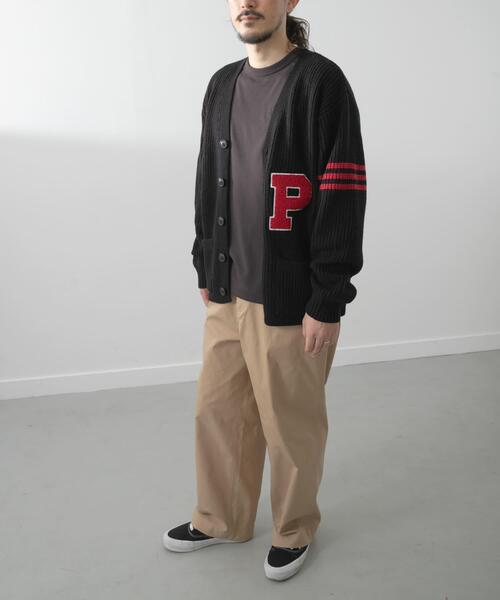 ITEMS URBANRESEARCH（アイテムズ アーバンリサーチ）の「ウール混サガラ刺繍カーディガン（カーディガン/ボレロ・メンズ・グリーン/ブラック・MEDIUM/LARGE）」の14枚目の写真