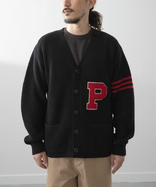 ITEMS URBANRESEARCH（アイテムズ アーバンリサーチ）の「ウール混サガラ刺繍カーディガン（カーディガン/ボレロ・メンズ・グリーン/ブラック・MEDIUM/LARGE）」の15枚目の写真
