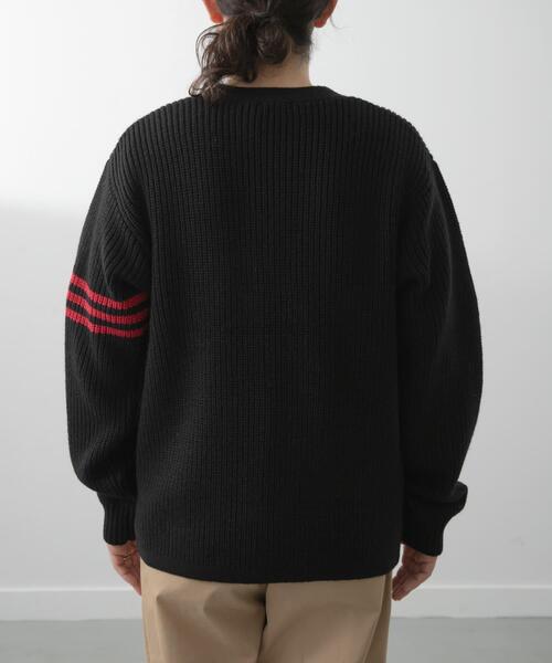 ITEMS URBANRESEARCH（アイテムズ アーバンリサーチ）の「ウール混サガラ刺繍カーディガン（カーディガン/ボレロ・メンズ・グリーン/ブラック・MEDIUM/LARGE）」の17枚目の写真