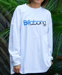【直営店限定】BILLABONG メンズ スライスロゴ プリント ロンT 【2025年秋冬モデル】/ビラボンフロントロゴプリント長袖ロンT