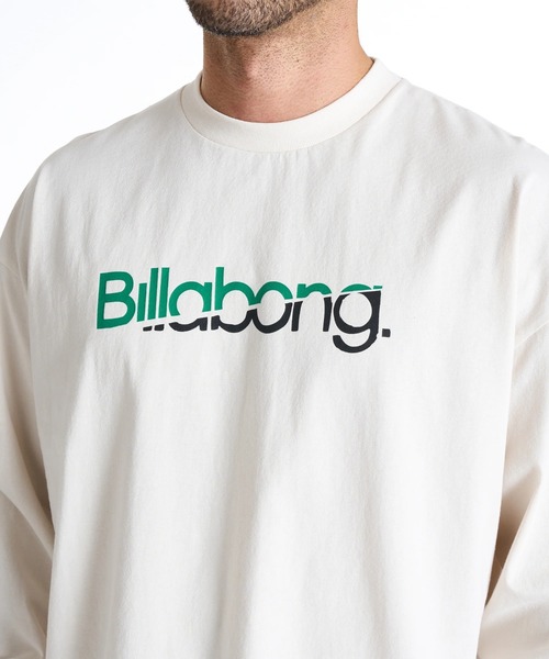 BILLABONG（ビラボン）の「【直営店限定】BILLABONG メンズ スライスロゴ プリント ロンＴ 【2025年秋冬モデル】/ビラボンフロントロゴプリント長袖ロンT（Tシャツ/カットソー・メンズ・クリーム/ブラック/ブルー系その他/ホワイト・SMALL/LARGE/X-LARGE/MEDIUM）」の13枚目の写真