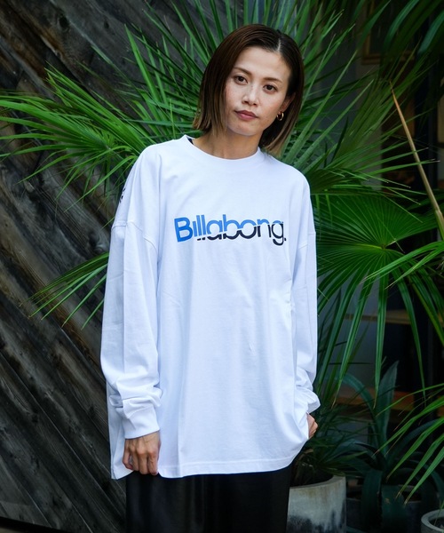 BILLABONG（ビラボン）の「【直営店限定】BILLABONG メンズ スライスロゴ プリント ロンＴ 【2025年秋冬モデル】/ビラボンフロントロゴプリント長袖ロンT（Tシャツ/カットソー・メンズ・クリーム/ブラック/ブルー系その他/ホワイト・SMALL/LARGE/X-LARGE/MEDIUM）」の19枚目の写真