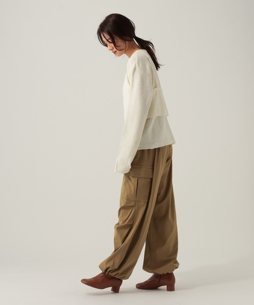 Elura（エルーラ）の「カーゴパンツ/595654（カーゴパンツ・レディース・キャメル/ネイビー・FREE）」の3枚目の写真