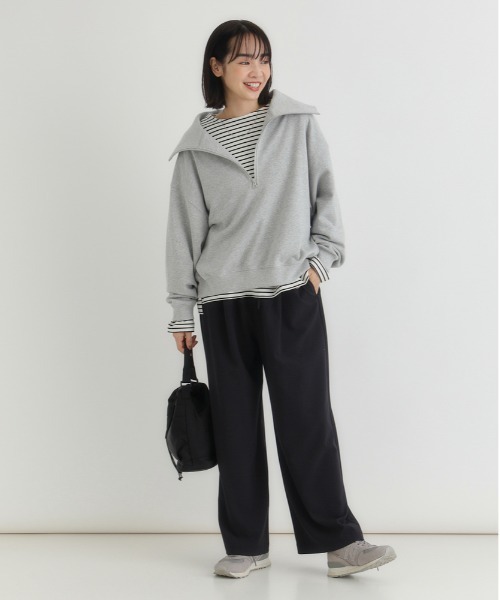 Right-on（ライトオン）の「【HONEYSUCKLE ROSE】【｢楽｣して｢ちゃんと見え｣が一番使える！】TRイージーパンツ(ウエストゴム・ストレッチ・秋カラー・体型を拾いにくい)（その他パンツ・レディース・グレー/ブラック・S/L/M）」の21枚目の写真