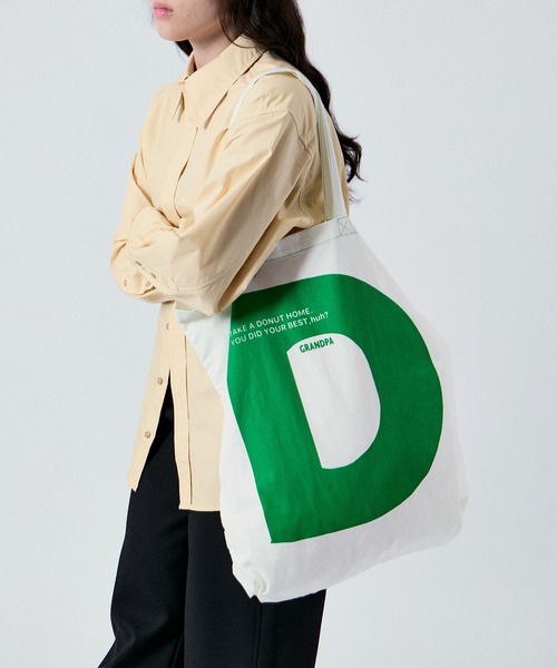 M TO R(ムウトアール)の「【Grandpa for M】Donuts TOTE BAG(トートバッグ・レディース・グリーン・FREE)」の9枚目の写真