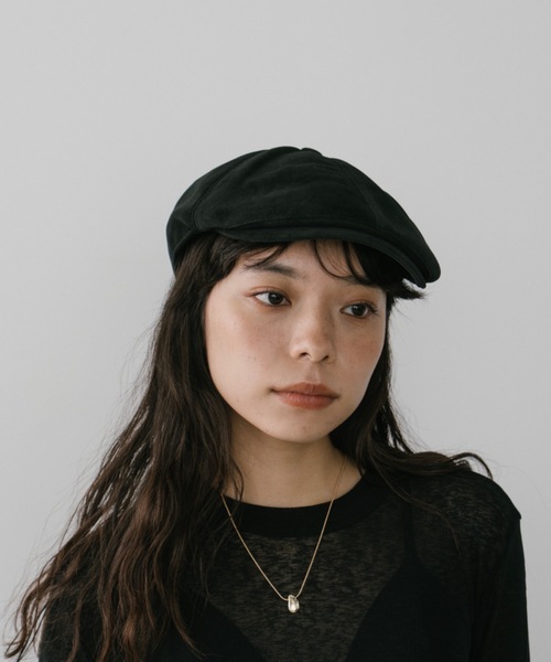 DRWCYS（ドロシーズ）の「スウェードライクハンチング（ハンチング/ベレー帽・レディース・ブラウン/ブラック・FREE）」の6枚目の写真