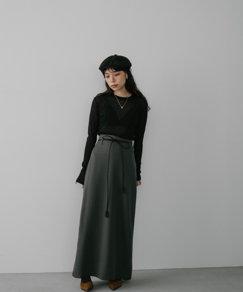 DRWCYS（ドロシーズ）の「スウェードライクハンチング（ハンチング/ベレー帽・レディース・ブラウン/ブラック・FREE）」の12枚目の写真