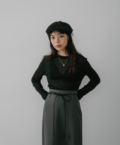 DRWCYS（ドロシーズ）の「スウェードライクハンチング（ハンチング/ベレー帽・レディース・ブラウン/ブラック・FREE）」の9枚目の写真