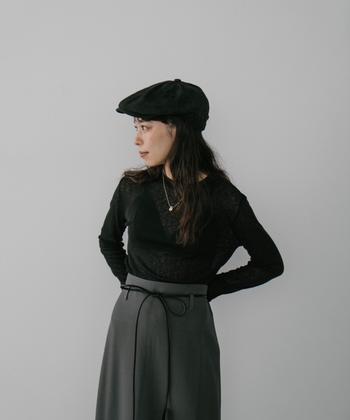 DRWCYS（ドロシーズ）の「スウェードライクハンチング（ハンチング/ベレー帽・レディース・ブラウン/ブラック・FREE）」の11枚目の写真