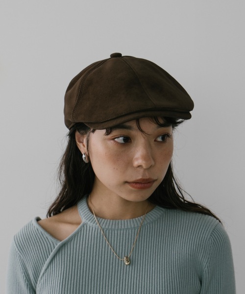 DRWCYS（ドロシーズ）の「スウェードライクハンチング（ハンチング/ベレー帽・レディース・ブラウン/ブラック・FREE）」の14枚目の写真