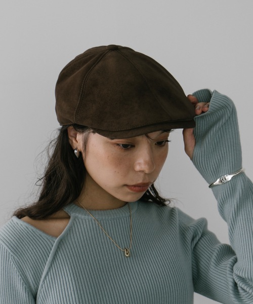 DRWCYS（ドロシーズ）の「スウェードライクハンチング（ハンチング/ベレー帽・レディース・ブラウン/ブラック・FREE）」の15枚目の写真