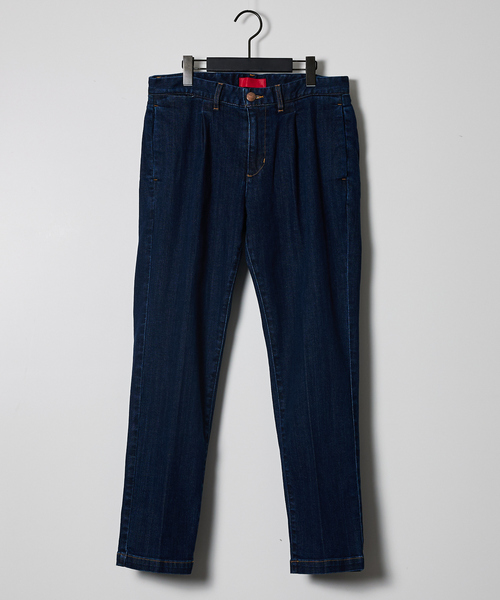 RED CARD TOKYO（レッドカード）の「【RED CARD TOKYO】Slack / デニムスラックス（デニムパンツ・メンズ・ブラック/インディゴブルー・28/29/30/31/32）」の3枚目の写真