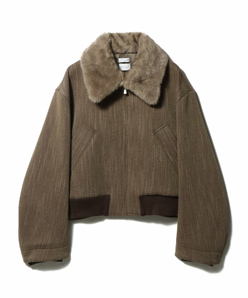 COLUMN / ファー襟ブルゾン＜PERMANENT＞