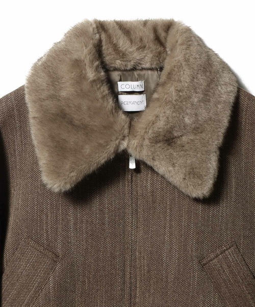 COLUMN / ファー襟ブルゾン＜PERMANENT＞