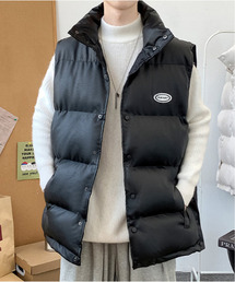 FVLMEN（フルメン）の「【neos】ビッグシルエット ワンポイント サイドボタン 中綿 ベスト（ダウンベスト）」