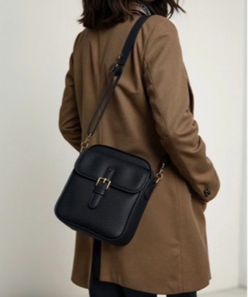 Burner(バーナー)の「【OKUOKU 0909】ミニショルダーバッグ oku-bag-37-38【GBT】(ショルダーバッグ・レディース・ネイビー/グリーン/ブラウン/グレー/ワイン/ブラック・FREE)」の1枚目の写真