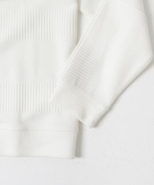 ITEMS URBANRESEARCH（アイテムズ アーバンリサーチ）の「キリカエ ジャカード クルーネックtops（Tシャツ/カットソー・メンズ・ブラック/ブルー系その他/オリーブ/ホワイト・LARGE/MEDIUM）」の8枚目の写真