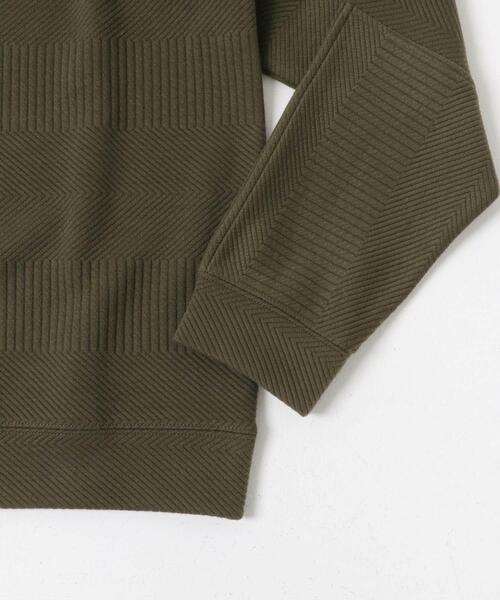 ITEMS URBANRESEARCH（アイテムズ アーバンリサーチ）の「キリカエ ジャカード クルーネックtops（Tシャツ/カットソー・メンズ・ブラック/ブルー系その他/オリーブ/ホワイト・LARGE/MEDIUM）」の17枚目の写真