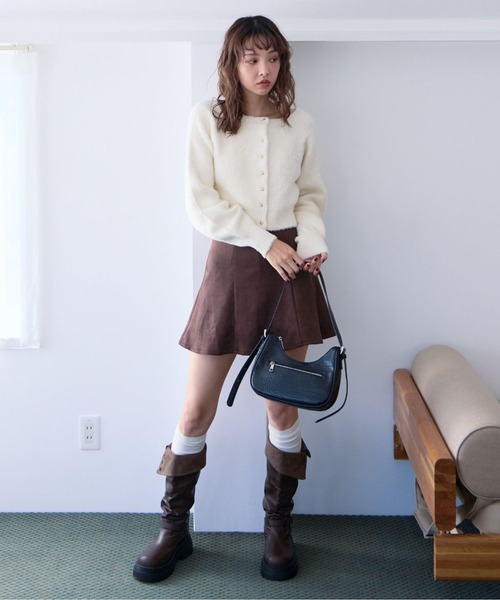 archives（アルシーヴ）の「２ｗａｙロングブーツ（ブーツ・レディース・ブラック/ブラウン・MEDIUM/LARGE）」の15枚目の写真