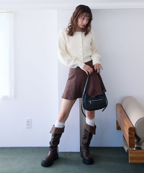 archives（アルシーヴ）の「２ｗａｙロングブーツ（ブーツ・レディース・ブラック/ブラウン・MEDIUM/LARGE）」の16枚目の写真