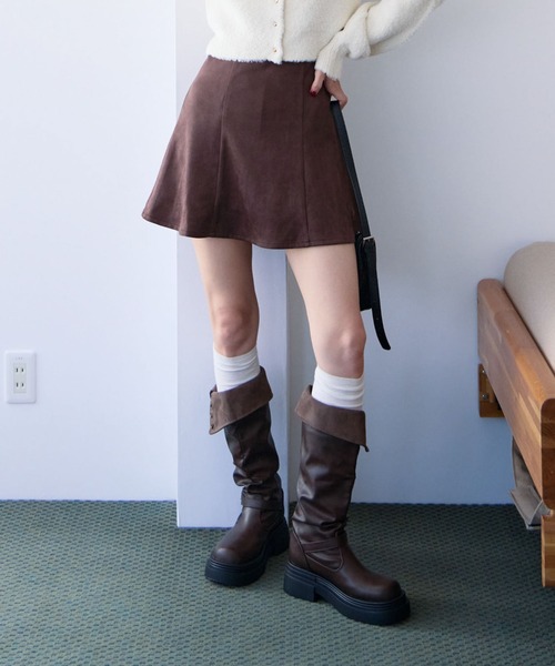 archives（アルシーヴ）の「２ｗａｙロングブーツ（ブーツ・レディース・ブラック/ブラウン・MEDIUM/LARGE）」の11枚目の写真