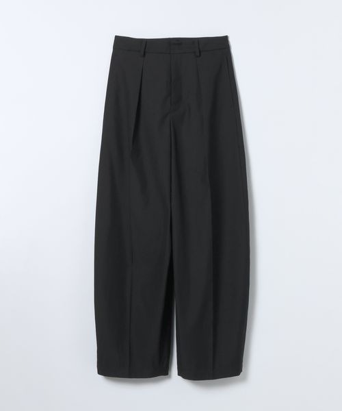 JEANASIS（ジーナシス）の「センタープレスコクーンパンツ/600724（スラックス・レディース・モカ/ブラック/オフホワイト/ブラック系・MEDIUM/SMALL）」の13枚目の写真