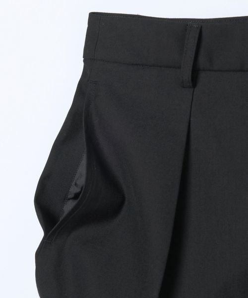 JEANASIS（ジーナシス）の「センタープレスコクーンパンツ/600724（スラックス・レディース・モカ/ブラック/オフホワイト/ブラック系・MEDIUM/SMALL）」の15枚目の写真