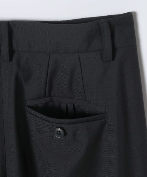 JEANASIS（ジーナシス）の「センタープレスコクーンパンツ/600724（スラックス・レディース・モカ/ブラック/オフホワイト/ブラック系・MEDIUM/SMALL）」の16枚目の写真