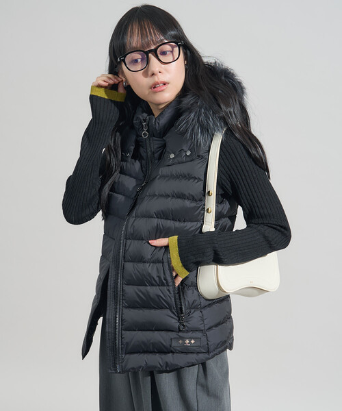 【美品】TATRAS タトラス　ダウンベスト　オルシエラ　黒　M相当 TATRAS（タトラス） ダウン ダウンベスト インナーダウン オルシエラ