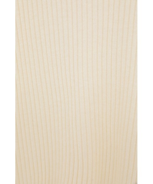 CLANE（クラネ）の「SHEER RIB KNIT TOPS（ニット/セーター・レディース・アイボリー/ピンク/グレー/ブラック・2/1）」の16枚目の写真
