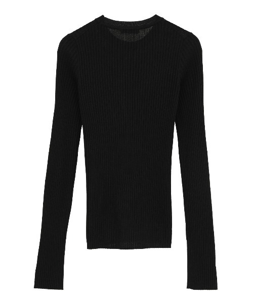 セール】SHEER RIB KNIT TOPS（ニット/セーター）｜CLANE（クラネ）の