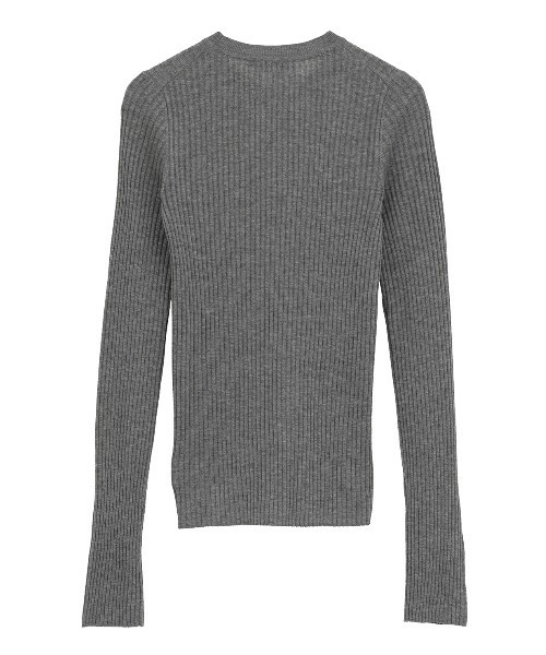 セール】SHEER RIB KNIT TOPS（ニット/セーター）｜CLANE（クラネ）の