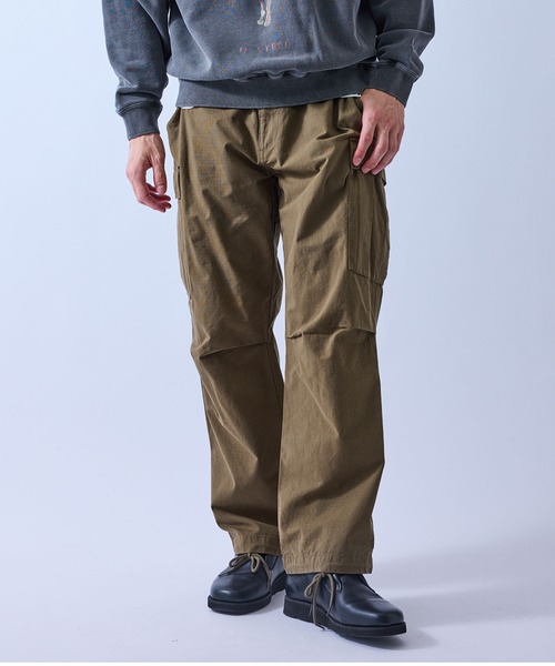 LE CERCLE par rope'(ルセルクルパーロペ)の「【3/2WORKS】別注/リップストップカーゴパンツ(カーゴパンツ・メンズ・ブラック/ベージュ/カーキ・M/L/LL)」の3枚目の写真