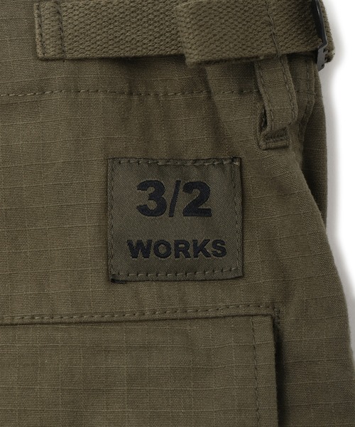 LE CERCLE par rope'(ルセルクルパーロペ)の「【3/2WORKS】別注/リップストップカーゴパンツ(カーゴパンツ・メンズ・ブラック/ベージュ/カーキ・M/L/LL)」の14枚目の写真