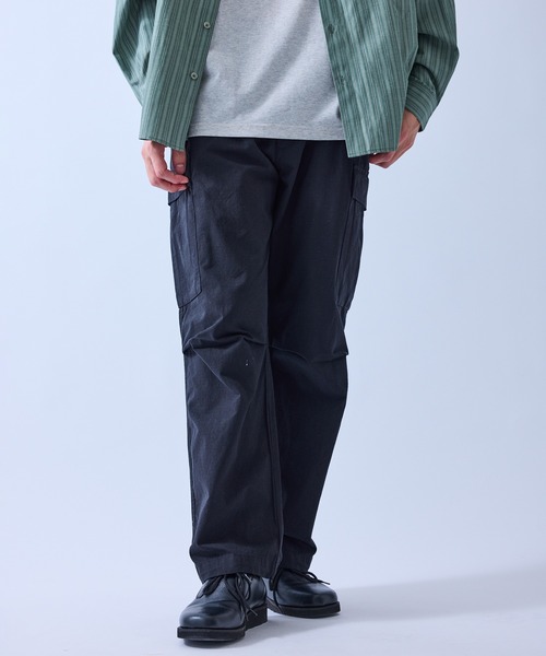 LE CERCLE par rope'(ルセルクルパーロペ)の「【3/2WORKS】別注/リップストップカーゴパンツ(カーゴパンツ・メンズ・ブラック/ベージュ/カーキ・M/L/LL)」の20枚目の写真