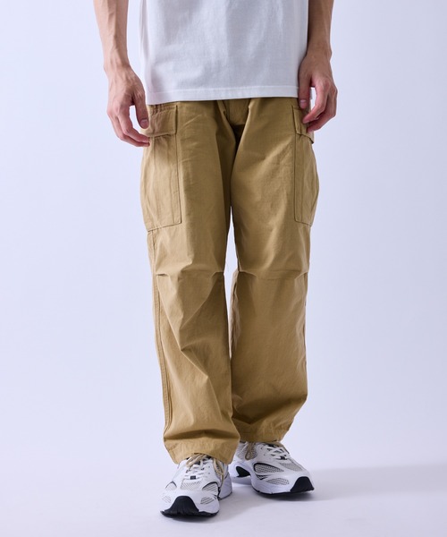 LE CERCLE par rope'(ルセルクルパーロペ)の「【3/2WORKS】別注/リップストップカーゴパンツ(カーゴパンツ・メンズ・ブラック/ベージュ/カーキ・M/L/LL)」の21枚目の写真