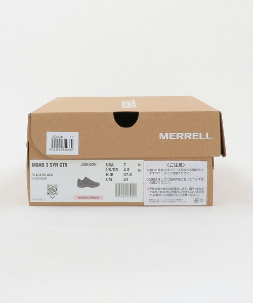 green label relaxing(グリーンレーベルリラクシング)の「<MERRELL>モアブ3 シンセティック ゴアテックス スニーカー(スニーカー・レディース・ブラック・23.5cm/24.5cm/24cm/23cm)」の11枚目の写真