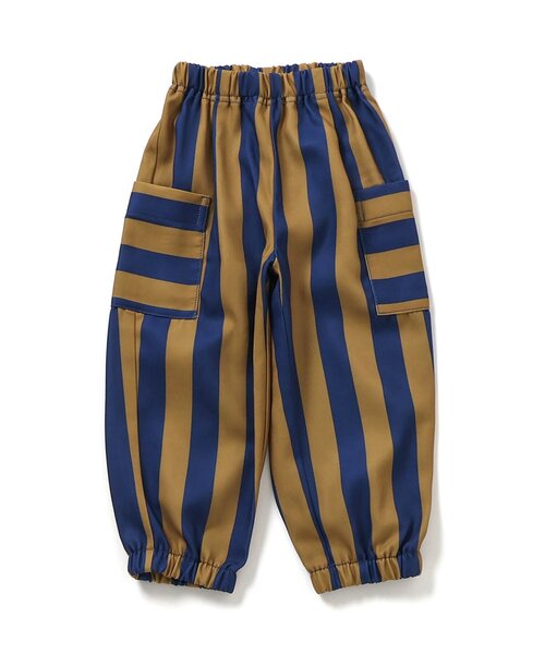 BREEZE（ブリーズ）の「【WEB限定/ジュニア対応】ゆるタックパンツ（カーゴパンツ・キッズ・ネイビー/イエロー/ブラウン/ピンク/ブルー・90/100/110/120/130/140）」の2枚目の写真