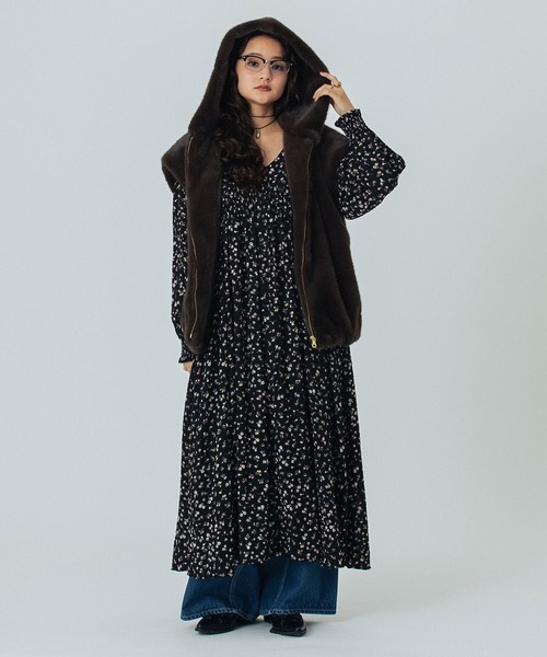 セール】FAUXFUR VEST（ベスト）｜ROSE BUD（ローズバッド）の