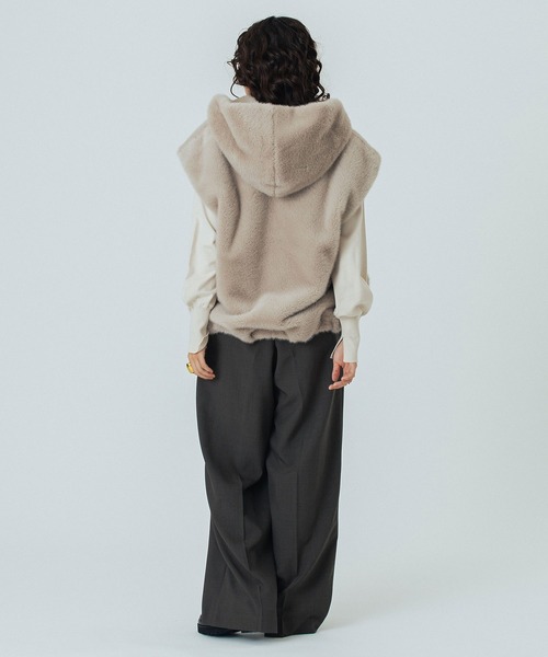 セール】FAUXFUR VEST（ベスト）｜ROSE BUD（ローズバッド）の