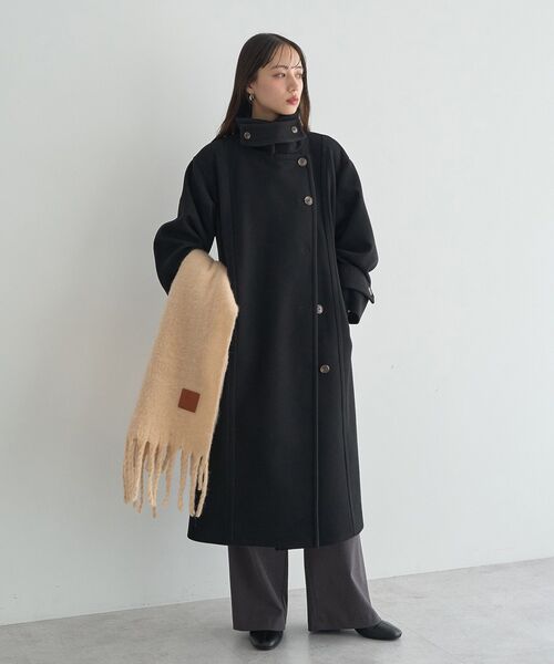 セール】【2025AW】3WAYカラーロングコート（ステンカラーコート