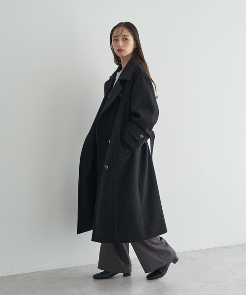 セール】【2025AW】3WAYカラーロングコート（ステンカラーコート