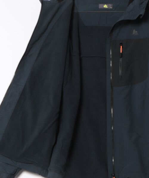 LOGOS（ロゴス）の「2025AW LOGOS/ロゴス ナイロン 撥水 裏フリース マウンテンパーカー レディース メンズ ナイロンジャケット（マウンテンパーカー・メンズ・ブラック/カーキ/ベージュ/ネイビー・L/LL/M）」の5枚目の写真