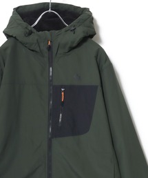 オリーブ色 マウンテンパーカー GU マウンテンパーカー オリーブ色 撥水加工 Sサイズ フード カーキ