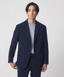 UNITED ARROWS(ユナイテッドアローズ)のライト コーデュロイ シングル 2ボタン テーラードジャケット UA COZY ウォッシャブル ヨコストレッチ(セットアップ)